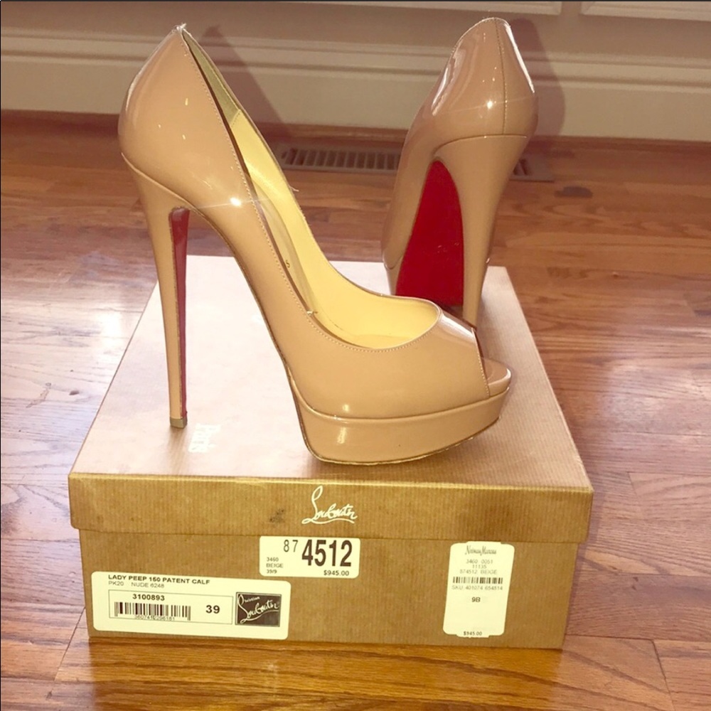 Lady Peep Christian Louboutin size 39
